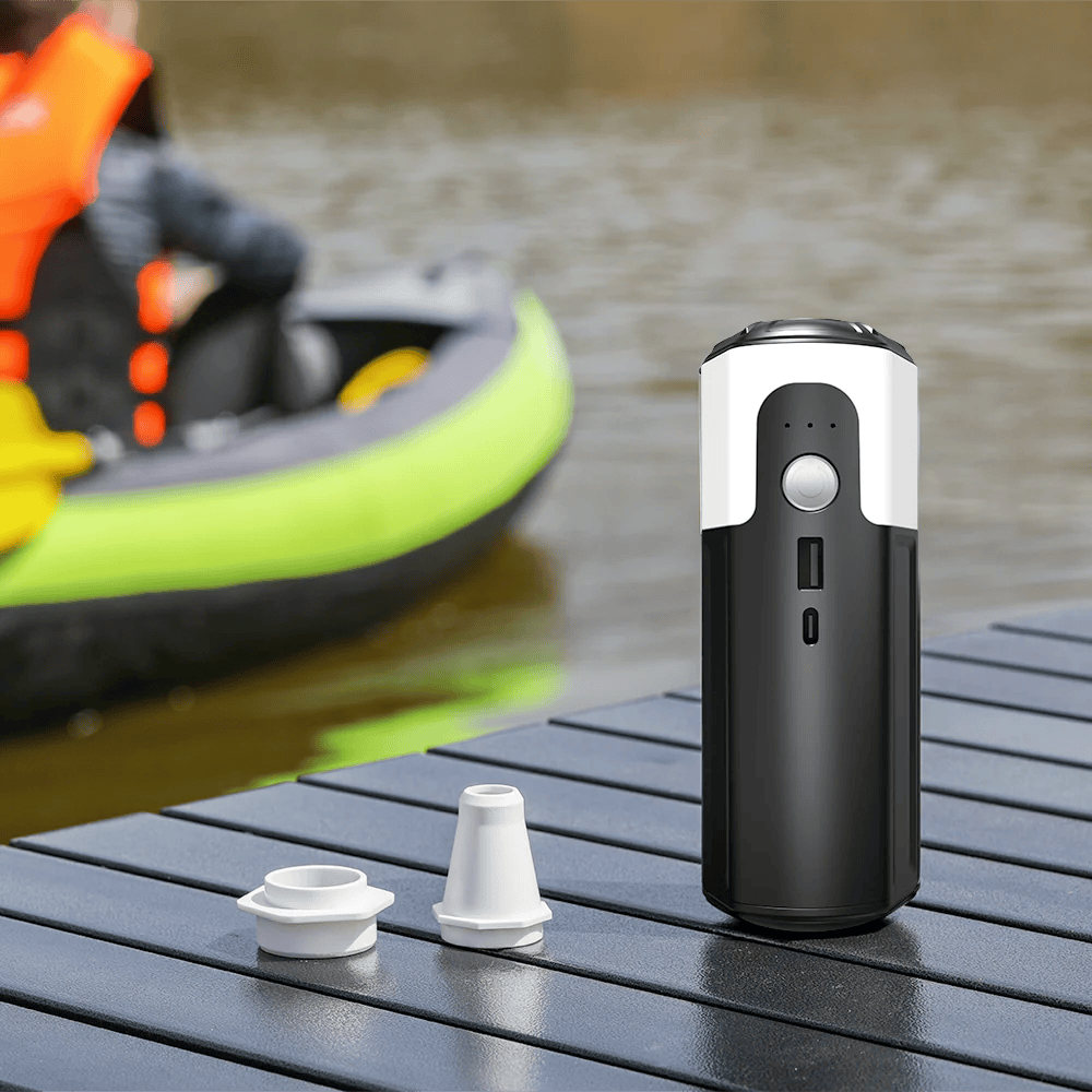 Aerogogo GIGA Pump 17 | Çok Amaçlı Hava Pompası (SUP, Bot, Kamp) – 17 kPa, LED Işıklı, Powerbank Özellikli — 3