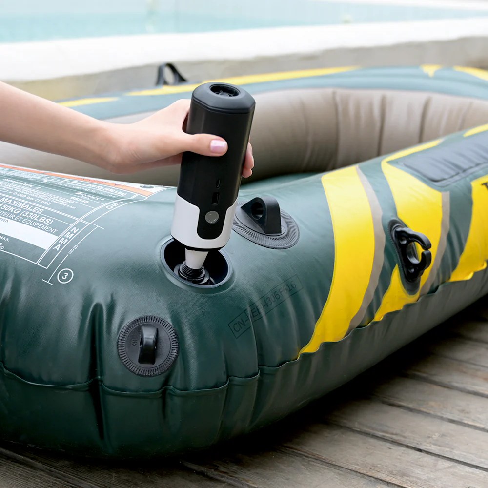 Aerogogo GIGA Pump 17 | Çok Amaçlı Hava Pompası (SUP, Bot, Kamp) – 17 kPa, LED Işıklı, Powerbank Özellikli — 2