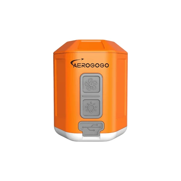 Aerogogo GIGA Pump 4.0 | Ultra Hafif Mini Hava Pompası, Vakum ve LED Kamp Lambası (Şişirme/Boşaltma)